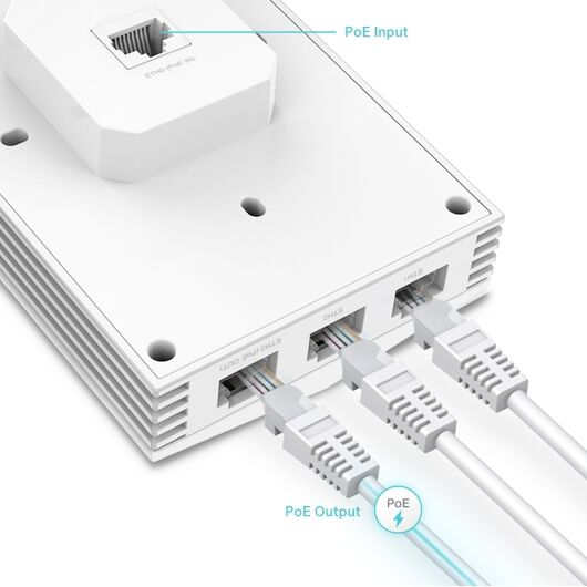 Встраиваемая в стену точка доступа Wi‑Fi TP-Link AX3000 EAP655-Wall, фото 3