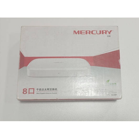 Коммутатор Mercury SG108M 8 портов Ethernet 10/100 Мбит/1000 Мбит/сек, фото 1