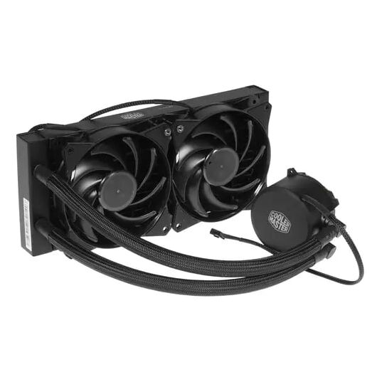 СЖО Cooler Master MasterLiquid 240 (MLX-D24M-A20PW-R1) (277×119,6×27, 650-2000 об/мин, 6-30 дб) универсальная, фото 1