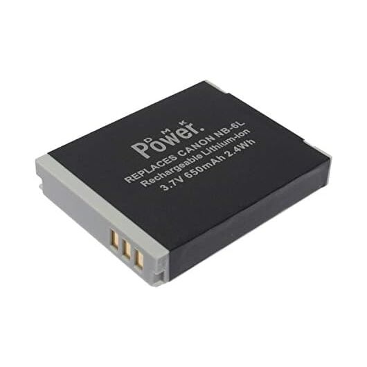 Сменный аккумулятор DMK Power NB-6L 3,7V 650mAh для камер Canon, фото 1