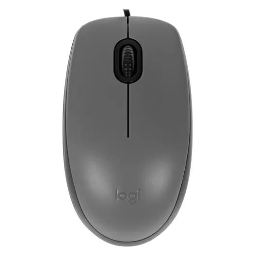 Мышь проводная Logitech Mouse M111 SILENT серый, фото 1