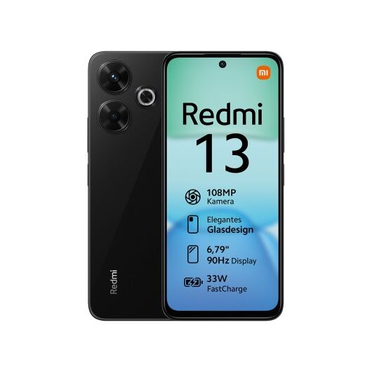 Смартфон Xiaomi Redmi 13 6/128GB Midnight Black, фото 1