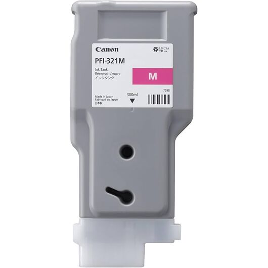 PFI-321 M (малиновый) для Canon TM-255/TM-350/355 (300 мл), фото 1
