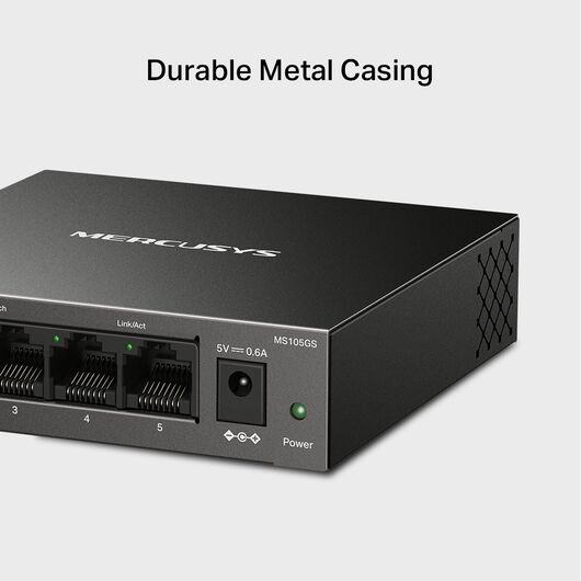 Коммутатор Mercusys MS105GS, фото 3