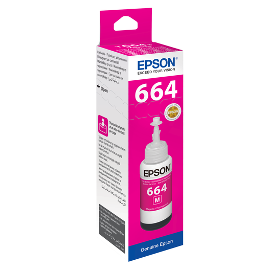 Epson T6642 CY/ T6643 MA/T6644 YE  Ink Bottle (70 мл, 7500 стр.) для L1xx/2xx/3xx/4xx/5xx/6xx/8xx /1300/1800/1455, фото 10