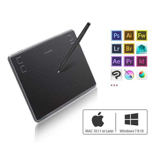 Графический планшет Huion H430P USB Black, фото 14
