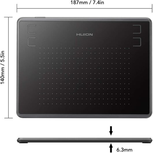 Графический планшет Huion H430P USB Black, фото 13