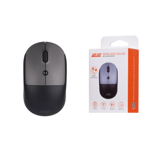 Mouse 2E MF218 Silent WL BT Black/Gray, фото 7