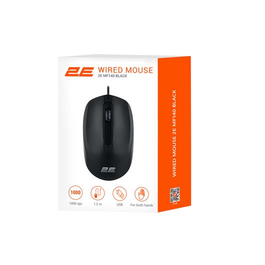 Мышь 2Е MF140 USB Black, фото 5