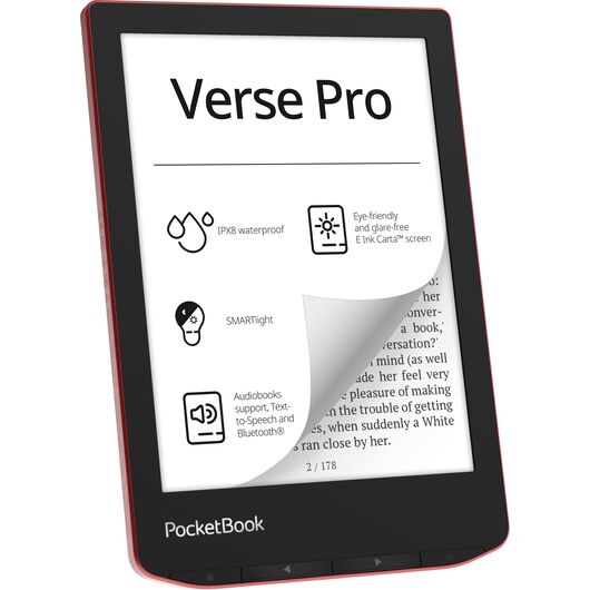 Электронная книга PocketBook 634 Verse Pro, Passion Red, фото 1