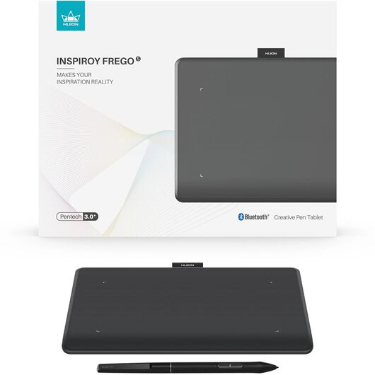 Графический планшет Huion 6.3&quot;x3,9&quot; Inspiroy Frego S, Bluetooth, USB-C, черный L-310, фото 6