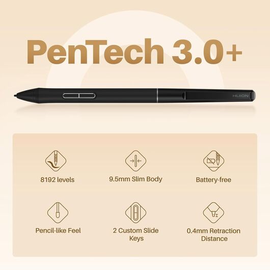 Графический планшет Huion 6.3&quot;x3,9&quot; Inspiroy Frego S, Bluetooth, USB-C, черный L-310, фото 7
