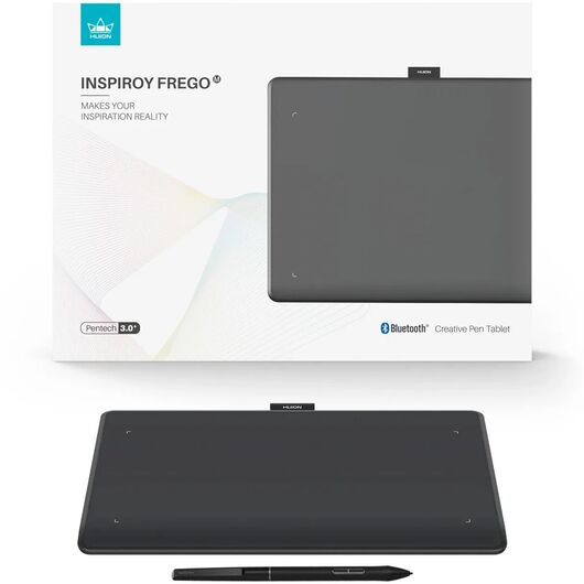 Графический планшет Huion 10.5&quot;x6.25&quot; Inspiroy Frego M, Bluetooth, USB-C, черный L-610, фото 4