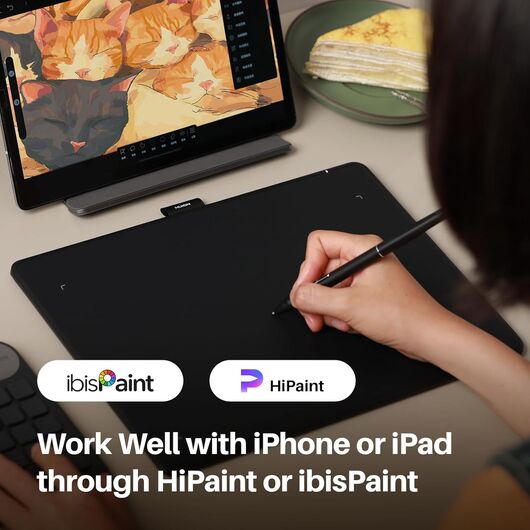 Графический планшет Huion 10.5&quot;x6.25&quot; Inspiroy Frego M, Bluetooth, USB-C, черный L-610, фото 10