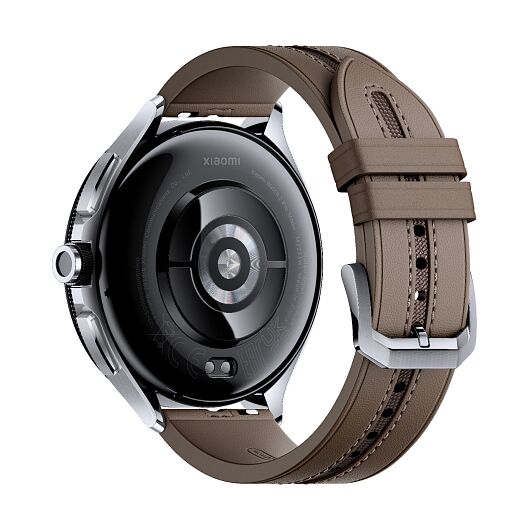Xiaomi Watch 2 Pro 4G Silver (Brown Leather Strap), фото 2