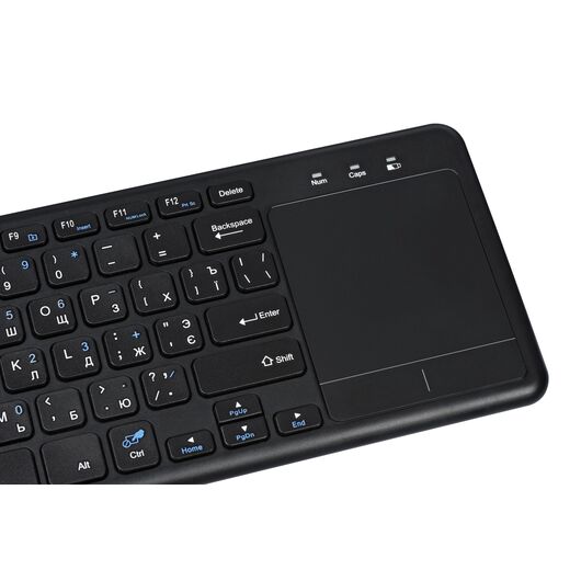 Клавиатура 2E Touch Keyboard KT100 WL/BT BLACK, фото 3