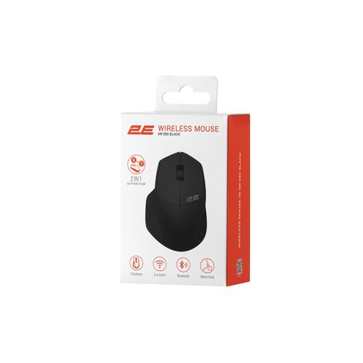 Mouse 2E MF280 Silent WL BT Black, фото 6