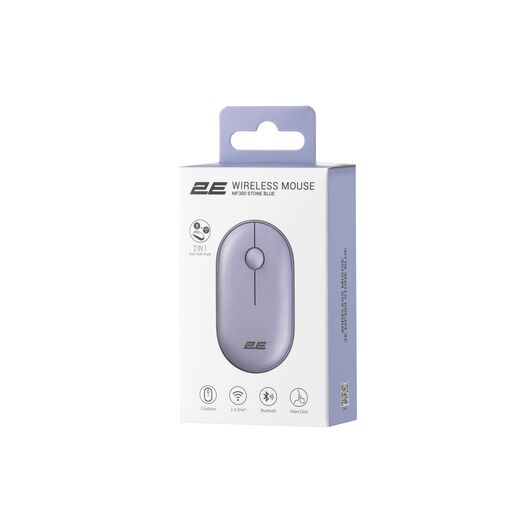 Mouse 2E MF300 Silent WL BT Stone blue, фото 6
