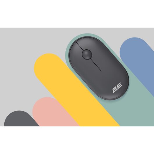 Mouse 2E MF300 Silent WL BT Graphite black, фото 7