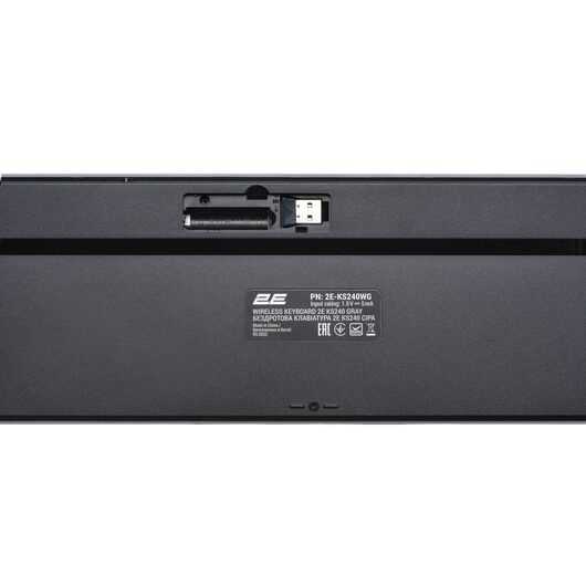 Keyboard 2E KS240 WL BT Gray, фото 4