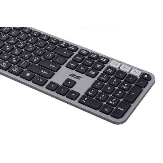 Keyboard 2E KS240 WL BT Gray, фото 3