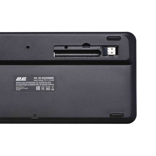 Keyboard 2E KS250 WL BT Black, фото 6