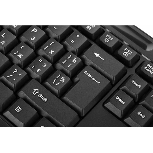 Клавиатура 2E KM1040 USB Black, фото 6