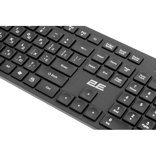 Keyboard 2E KS260 WL BT Black EN/UA, фото 3