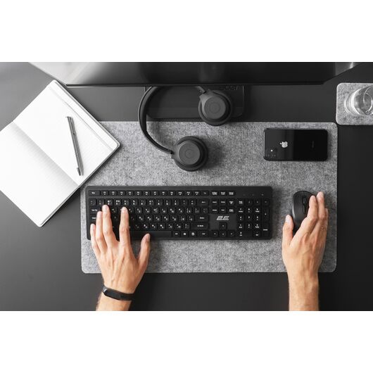 Keyboard 2E KS260 WL BT Black EN/UA, фото 6
