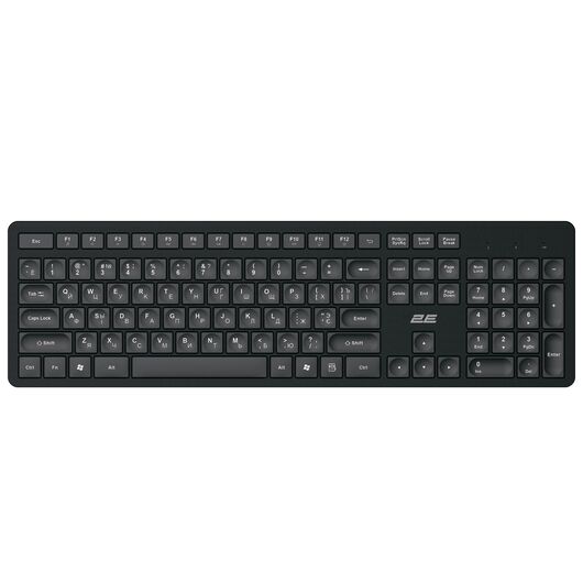 Keyboard 2E KS260 WL BT Black EN/UA/RU, фото 1