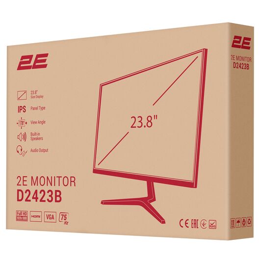 Monitor 2E 23.8&quot; D2423B D-Sub, HDMI, MM, IPS, 75Hz, FreeSync, фото 14