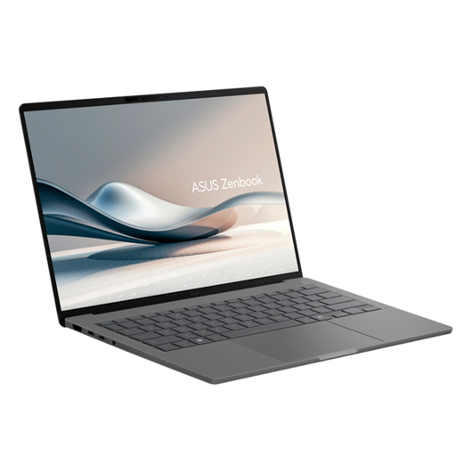 ASUS Zenbook A14 OLED Snapdragon X Elite X1E 78 100| DDR5 32GB| SSD 1TB| 14.0 WUXGA OLED| Qualcomm Adreno GPU| Backlit| Win11Pro| RU| Iceland Gray, фото 3