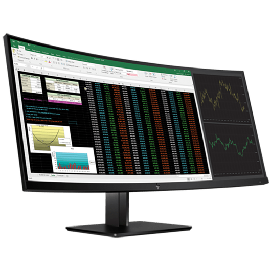 HP - 38&quot; Z38c Curved Monitor, IPS, 5mc, 60Hz, UHD (3840x2160), HDMI, DisplayPort, TypeC, Silver, фото 2