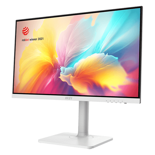 MSI — 24″ Modern MD2412PW Monitor, IPS, 1mc, 100hz, FHD (1920×1080), HDMI+TypeC, White, фото 2