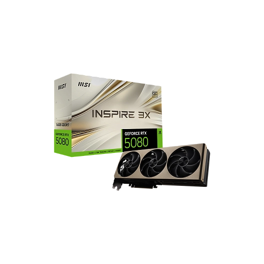 MSI - 16GB GeForce RTX5080 16G INSPIRE 3X OC, фото 1