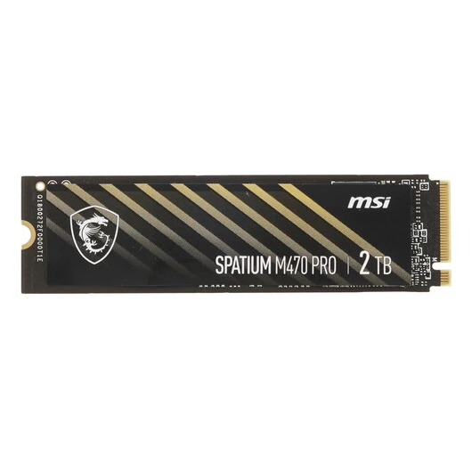 SSD M2 MSI 2000GB SPATIUM M470 PRO Gen4 6000 MB/s NVMe, фото 1