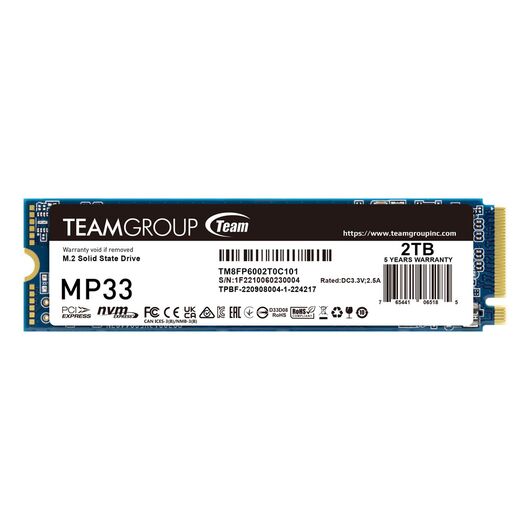 SSD M2 Teamgroup 2TB  NVMe, фото 1