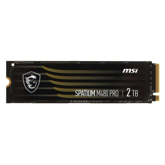 SSD M2 MSI 2000GB SPATIUM M480 PRO Gen4 7400 MB/s NVMe, фото 1