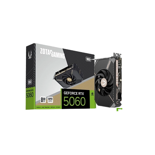 Zotac - 8GB GeForce RTX5060 SOLO GDDR7 128bit HDMI 3-DP (ZT-B50600G-10L), фото 1