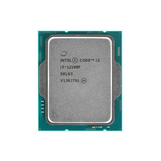 Intel-Core i3 - 12100F, 3.3 GHz, 12MB, oem, LGA1700, Alder Lake, фото 1
