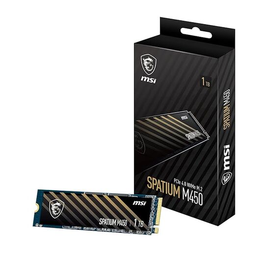 SSD M2 MSI 1000GB SPATIUM M450 Gen4 3600 MB/s NVMe, фото 1