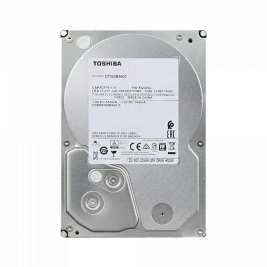 HDD 6TB Toshiba DT02ABA600 5400Rpm 128MB buffer Original oem, фото 1
