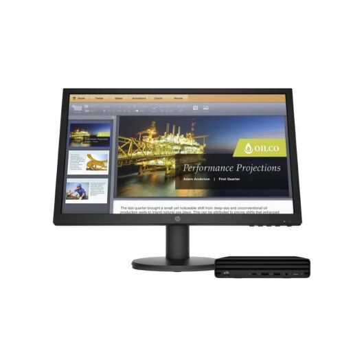HP 260 G4+ P24v G4 (Intel Core i3-10110U/ DDR4 8GB/ SSD 128GB+HDD 500GB/ HP P24v G4 23.8&quot; FHD/No DVD-RW/ Win10/USB keyb&amp;mouse) Black (44F37ES), фото 9