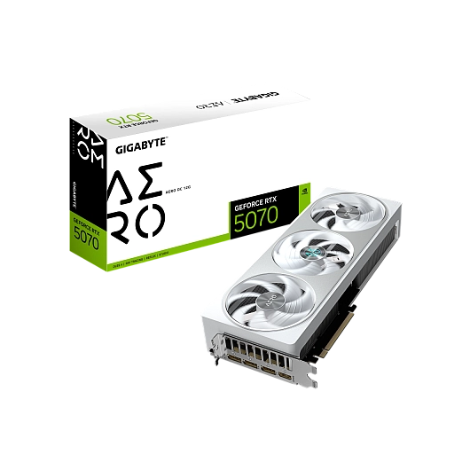 Gigabyte - 12GB GeForce RTX5070 AERO OC GV-N5070AERO OC-12GD, фото 1