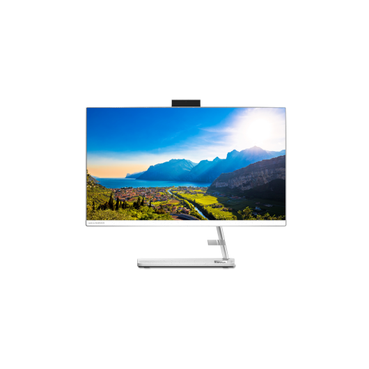 Lenovo IdeaCentre AIO 3 24ITL6  (Intel Core i3-1115G4/ DDR4 4GB/ SSD 256GB/ 23,8  IPS FHD LCD/ Integrated Intel UHD Graphics/ Keyboard+mouse/ NoOS/ RU) White, фото 1