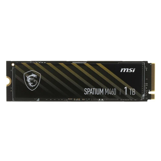 SSD M2 MSI 1000GB SPATIUM M460 Gen4 5000 MB/s NVMe, фото 1