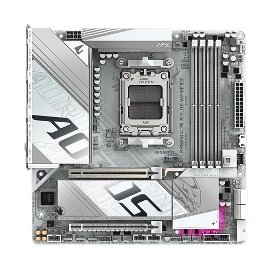 MB Gigabyte AMD AM5 B850M AORUS ELITE WF6E ICE DDR5, фото 2