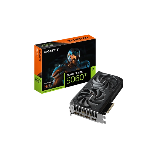 Gigabyte - 8GB GeForce RTX5060Ti WINDFORCE OC GV-N506TWF2OC-8GD, фото 1