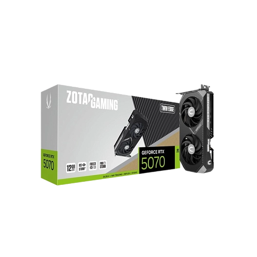 Zotac - 12GB GeForce RTX5070 TWIN EDGE GDDR7 192bit HDMI 3-DP, фото 1