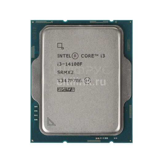 Intel-Core i3 - 14100F, 2.5 GHz, 12MB, oem, LGA1700, Raptor Lake, фото 1